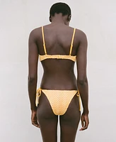 Mango Women's Crochet Bikini Top