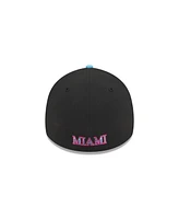 New Era Men's Black Miami Marlins 2025 City Connect 39THIRTY Flex Hat