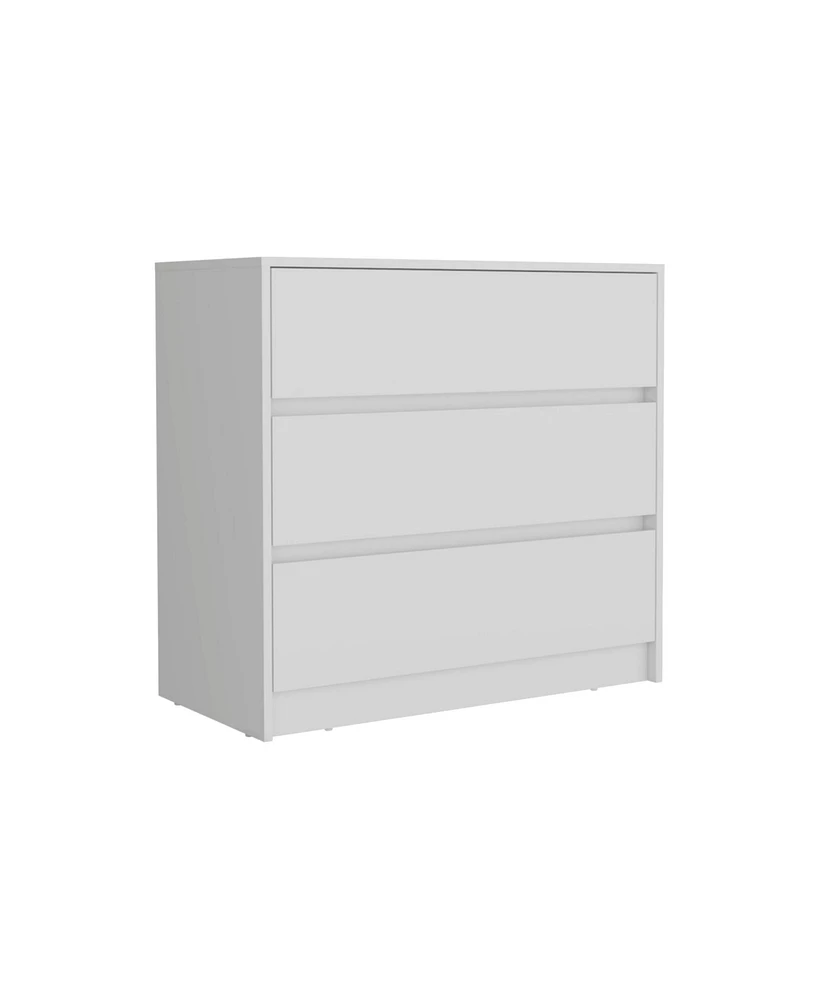 Three Drawer Dresser for Bedroom Organization and Decor