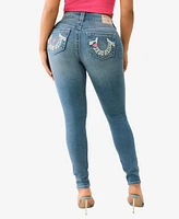 True Religion Women's Jennie I Love Skinny Zipper Jeans