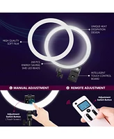 Neewer Advanced 16-inch Led Ring Light Support Manual Touch Control with Lcd Screen, Remote and Multiple Lights Control, 3200-5600K, Stand Included fo