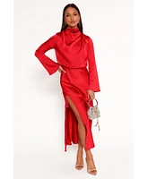 Petal and Pup Women's Kristyn Long Sleeve Midi Dress
