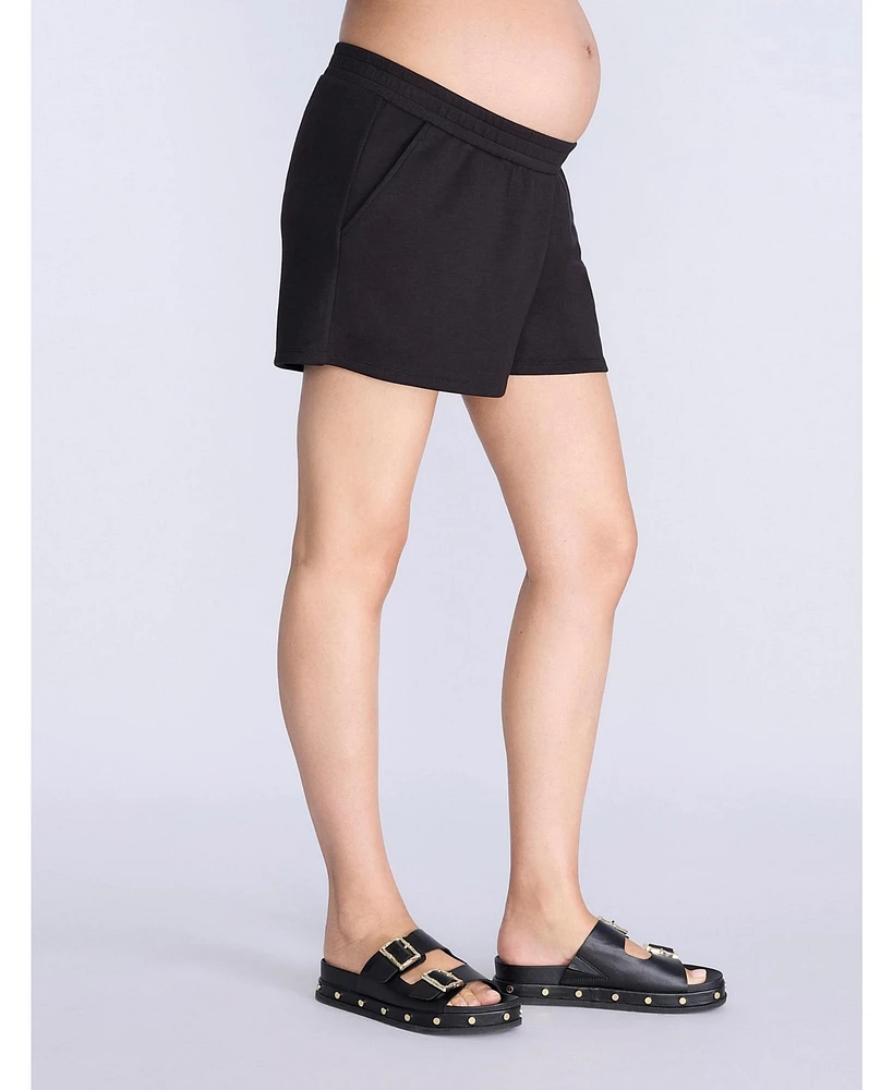 Motherhood Maternity Smocked Waist Short