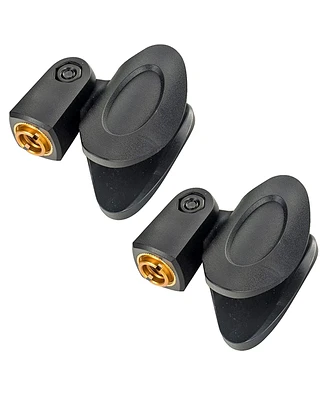 5 Core Microphone Clip Holder 2 Pieces with Screw Adapters 5/8 to 3/8 Inch
