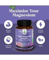 Triple Magnesium Complex | High Absorption Magnesium Taurate & Glycinate Malate Magnesium Blend | 90ct