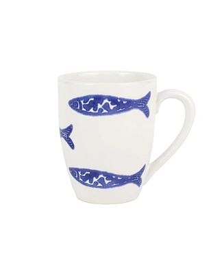 Vietri Santorini Minnows Mug