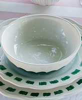 Vietri Lisbon Stitch Salad Plate