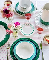 Vietri Lisbon Stripe Salad Plate