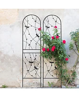 4 Pack Metal Garden Trellis, 86.7
