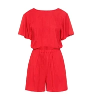 Lscn by Lascana Women's Tie Back Romper