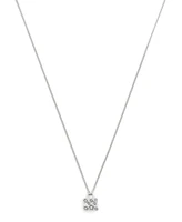Coach Faux Cultivated Pearl Signature Tea Rose Handbag Pendant Necklace
