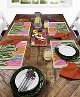 CounterArt Matisse Garden Premier Fabric Placemats, Set of 4