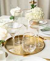Rocher Martini Glasses, Set of 4, 9.5 Oz