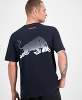 Hugo Boss Men's Core Fanwear Relaxed Fit Short Sleeve Crewneck Graphic T-Shirt