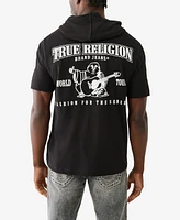 True Religion Men's Short Sleeve Hooded T-Shirt