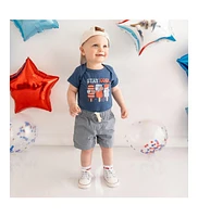 Sweet Wink Baby Boys Stay Cool Short Sleeve Bodysuit