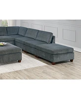 8 Piece Grey Chenille Modular Sectional Set