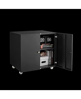 Mobile Printer Stand with File Cabinet
