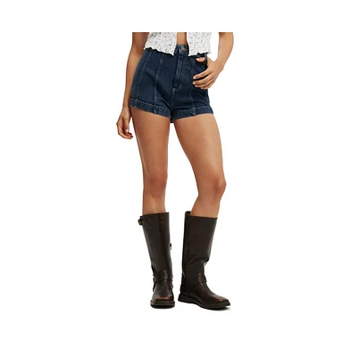 Cotton On Women's High Rise Micro Denim Short
