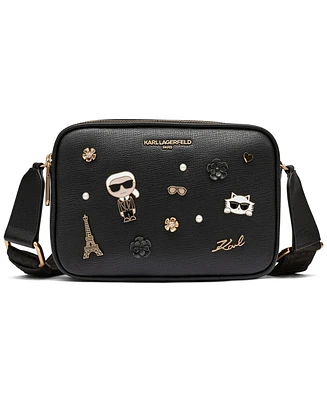 Karl Lagerfeld Paris Maybelle Crossbody with Pins