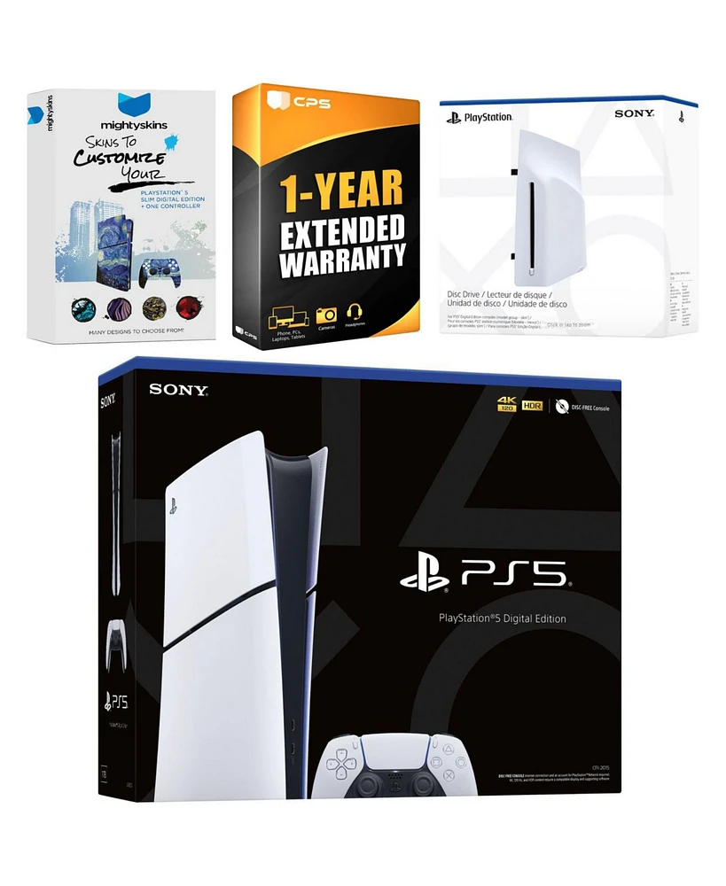 Sony PlayStation 5 Slim Digital Bundle with Disc Drive