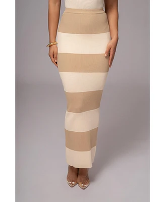 Jluxlabel Women's Jaide Maxi Knit Skirt