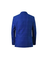 Elie Balleh Boys Blue Printed Slim Fit Shirt