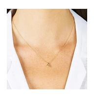 Spero London Sterling Silver Mini Wishbone Necklace