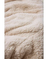 Ingrid + Isabel Maternity Ingrid + Isabel Zip Up Teddy Jacket Oatmeal Xl
