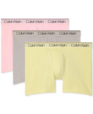 Calvin Klein Men's 3-Pk. Micro Stretch Moisture-Wicking Boxer Briefs