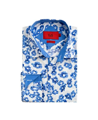Elie Balleh Big Boys Slim Fit Floral Sport Button-Down Shirt