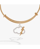 Pave Storm Cloud Bangle Bracelet
