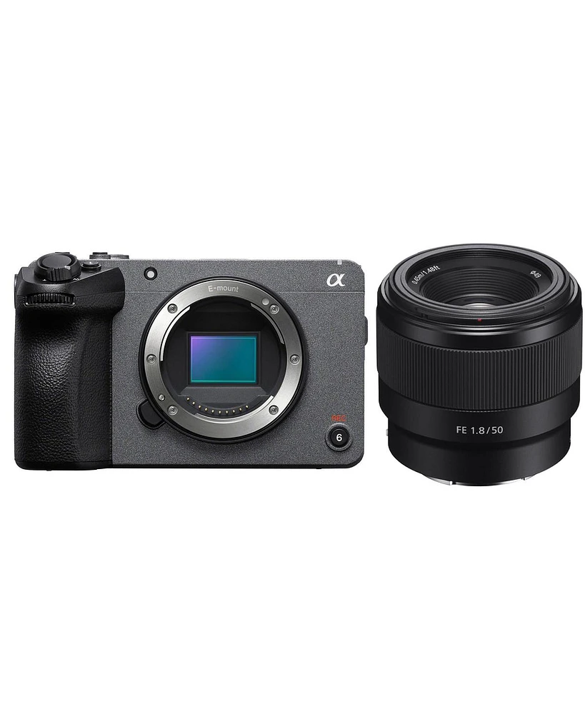 Sony FX30 Super 35 Cinema Line Camera with Fe 50mm f/1.8 Lens
