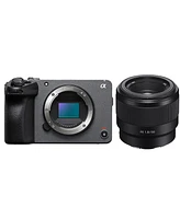 Sony FX30 Super 35 Cinema Line Camera with Fe 50mm f/1.8 Lens