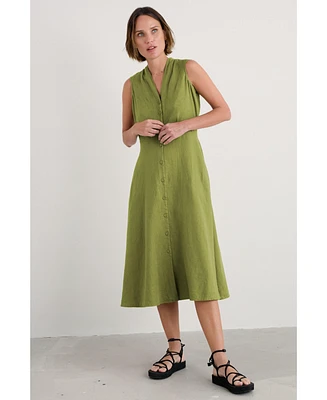 Seasalt Cornwall Women's Sleeveless Carved Wood Dress