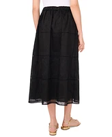 1.state Women's Embroidered Midi Skirt