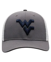Top of the World Men's Gray West Virginia Mountaineers Trucker Adjustable Hat