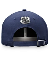 Fanatics Women's Navy Winnipeg Jets Authentic Pro Locker Room Adjustable - Hat