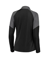 Fanatics Women's Black Lafc Interlock Quarter-Zip Pullover Sweatshirt