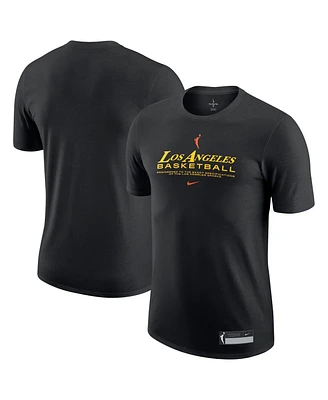 Nike Men's Black Los Angeles Sparks On-Court Legend Essential Practice Performance T-Shirt