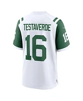Nike Men's Vinny Testaverde White New York Jets Classic Alternate Retired Player Game Jersey