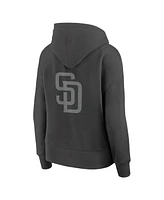 Fanatics Women's Charcoal San Diego Padres Elements Future Ground Subtle Tonal Pullover Hoodie