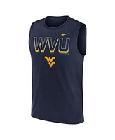 Nike Men's Navy West Virginia Mountaineers Primetime Tricode Legend Performance Tank Top