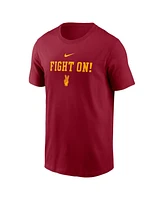 Nike Men's Cardinal Usc Trojans 2-Hit Stacked T-Shirt