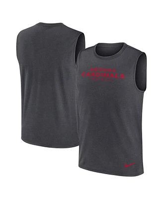 Nike Men's Charcoal Arizona Cardinals Primetime Legend Performance Muscle Tank Top