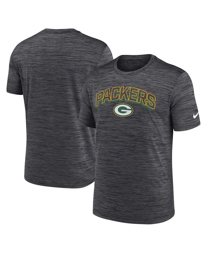 Nike Men's Charcoal Green Bay Packers Velocity Performance T-Shirt