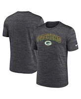 Nike Men's Charcoal Green Bay Packers Velocity Performance T-Shirt