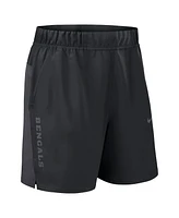 Nike Men's Black Cincinnati Bengals Woven Victory Performance Shorts