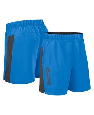 Nike Men's Powder Blue Los Angeles Chargers Woven Victory Performance Shorts