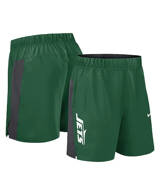 Nike Men's Green New York Jets Woven Victory Performance Shorts